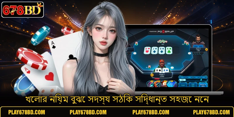 খেলার নিয়ম বুঝে সদস্য সঠিক সিদ্ধান্ত সহজে নেন খেলার নিয়ম বুঝে সদস্য সঠিক সিদ্ধান্ত সহজে নেন