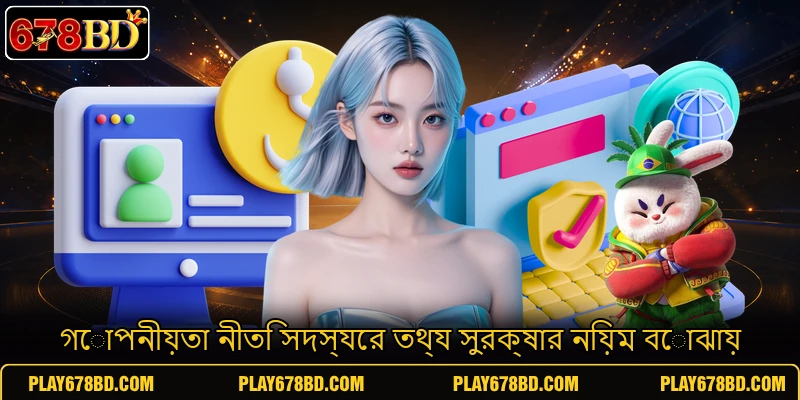 গোপনীয়তা নীতি সদস্যের তথ্য সুরক্ষার নিয়ম বোঝায়
