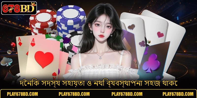 দৈনিক সদস্য সহায়তা ও নথি ব্যবস্থাপনা সহজ থাকে
