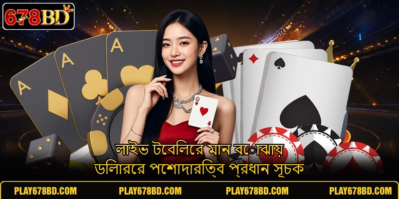 লাইভ টেবিলের মান বোঝায় ডিলারের পেশাদারিত্ব প্রধান সূচক