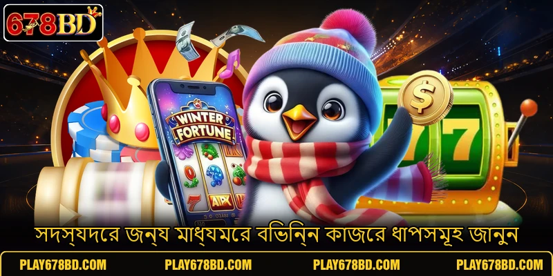 সদস্যদের জন্য মাধ্যমের বিভিন্ন কাজের ধাপসমূহ জানুন